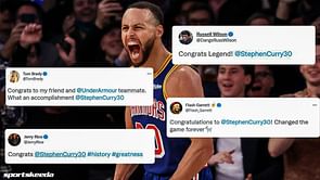 NFL players react to Steph Curry breaking Ray Allen's career 3-point record