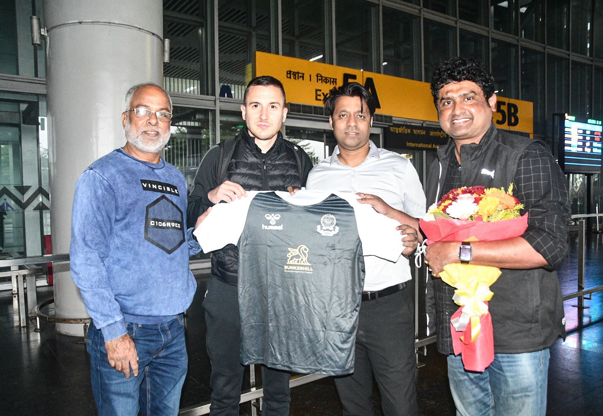 From left to right: Belal Khan, Anđelo Rudović, Danish Iqbal and Dipendu Biswas. (Image Courtesy - Mohammedan Sporting Club)