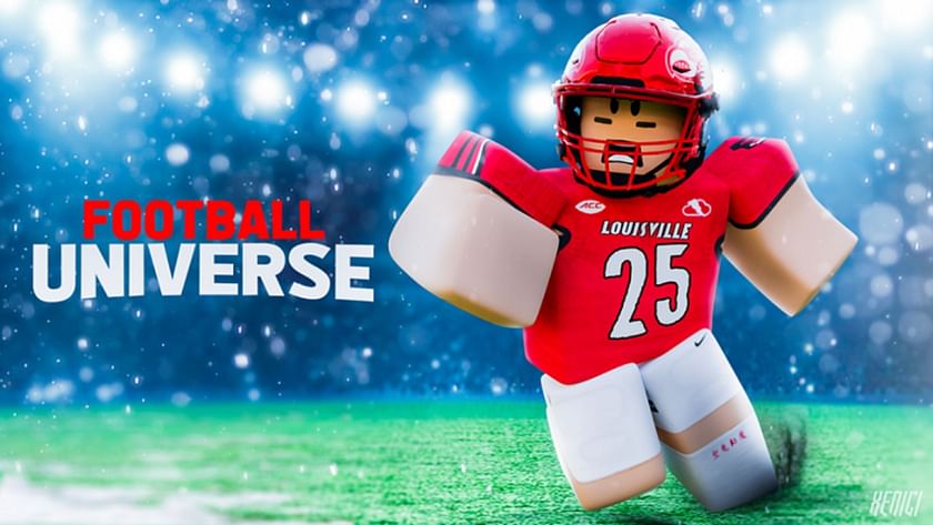 Roblox nfl player holding a football