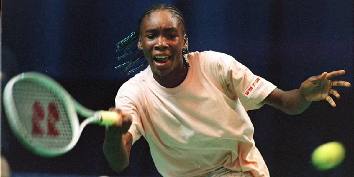 Venus Williams started her professional career with a win over Shaun Stafford