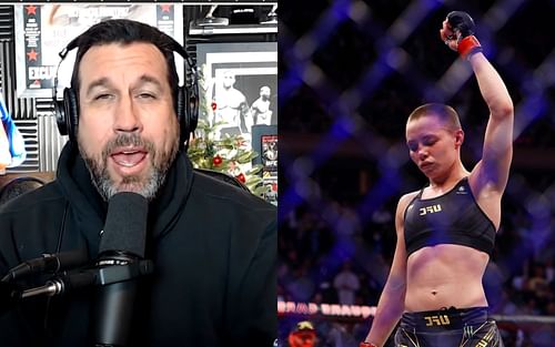 John McCarthy (left) via Youtube/WeighinIn, Rose Namajunas (right)