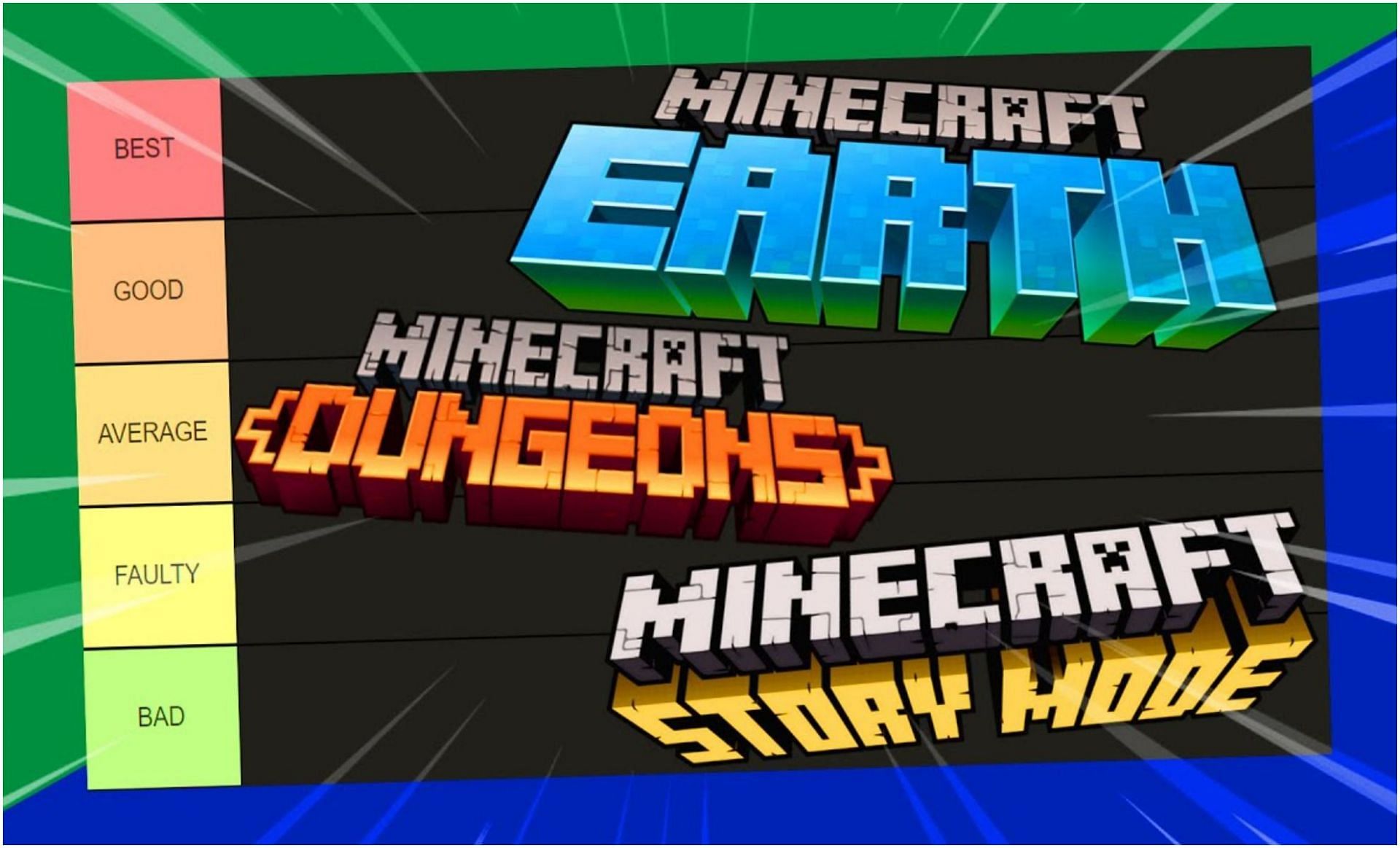 Full list of Minecraft games released till date