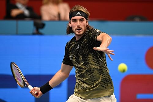 Stefanos Tsitsipas at the Erste Bank Open