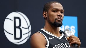 “I might play 48 tomorrow, just 'cause; give you something to talk about” - Kevin Durant shares a hearty laugh with media members as he waives off concerns about his minutes