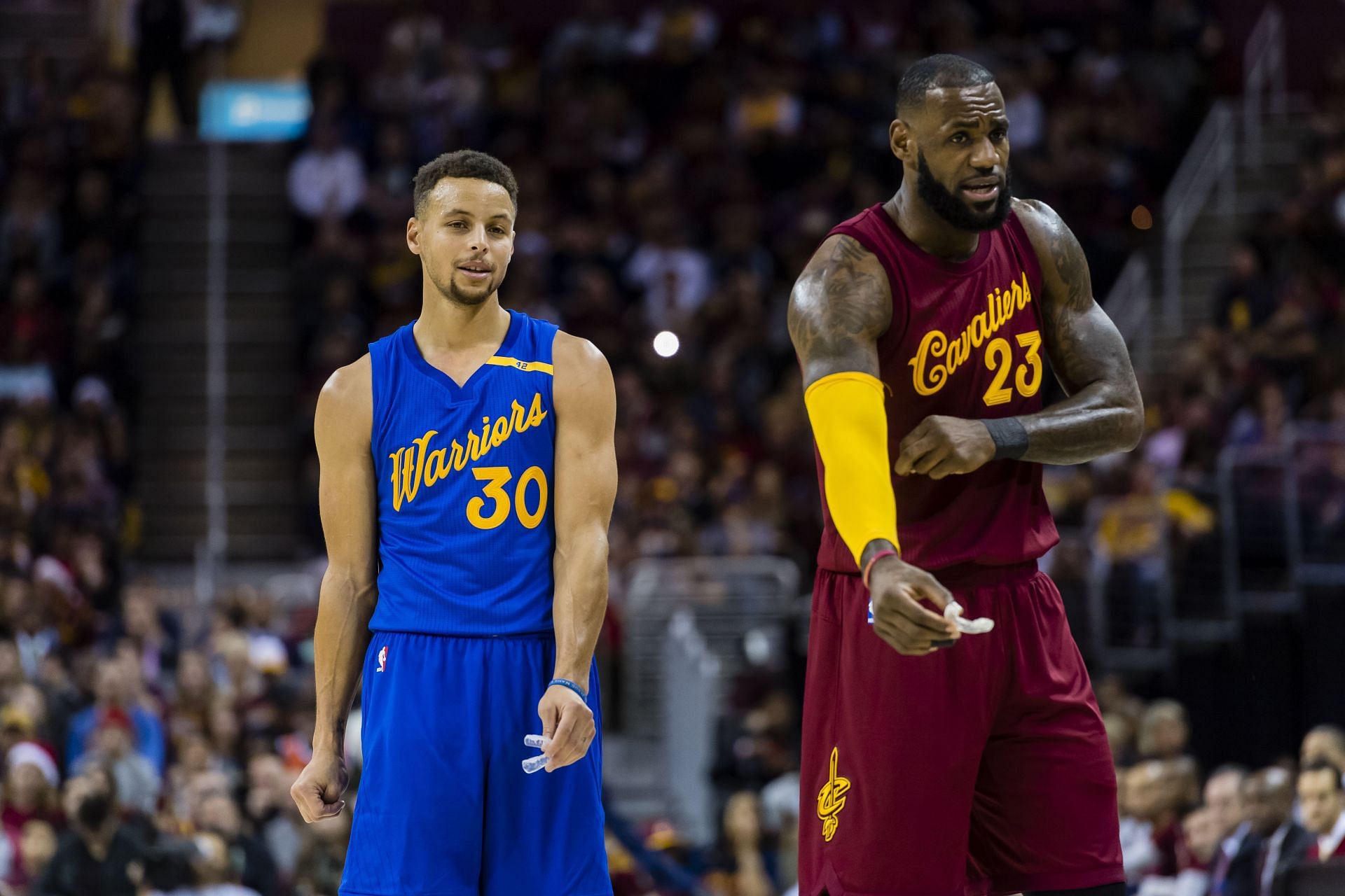 LeBron James and Steph Curry squared off in a most memorable Christmas day showdown in 2016