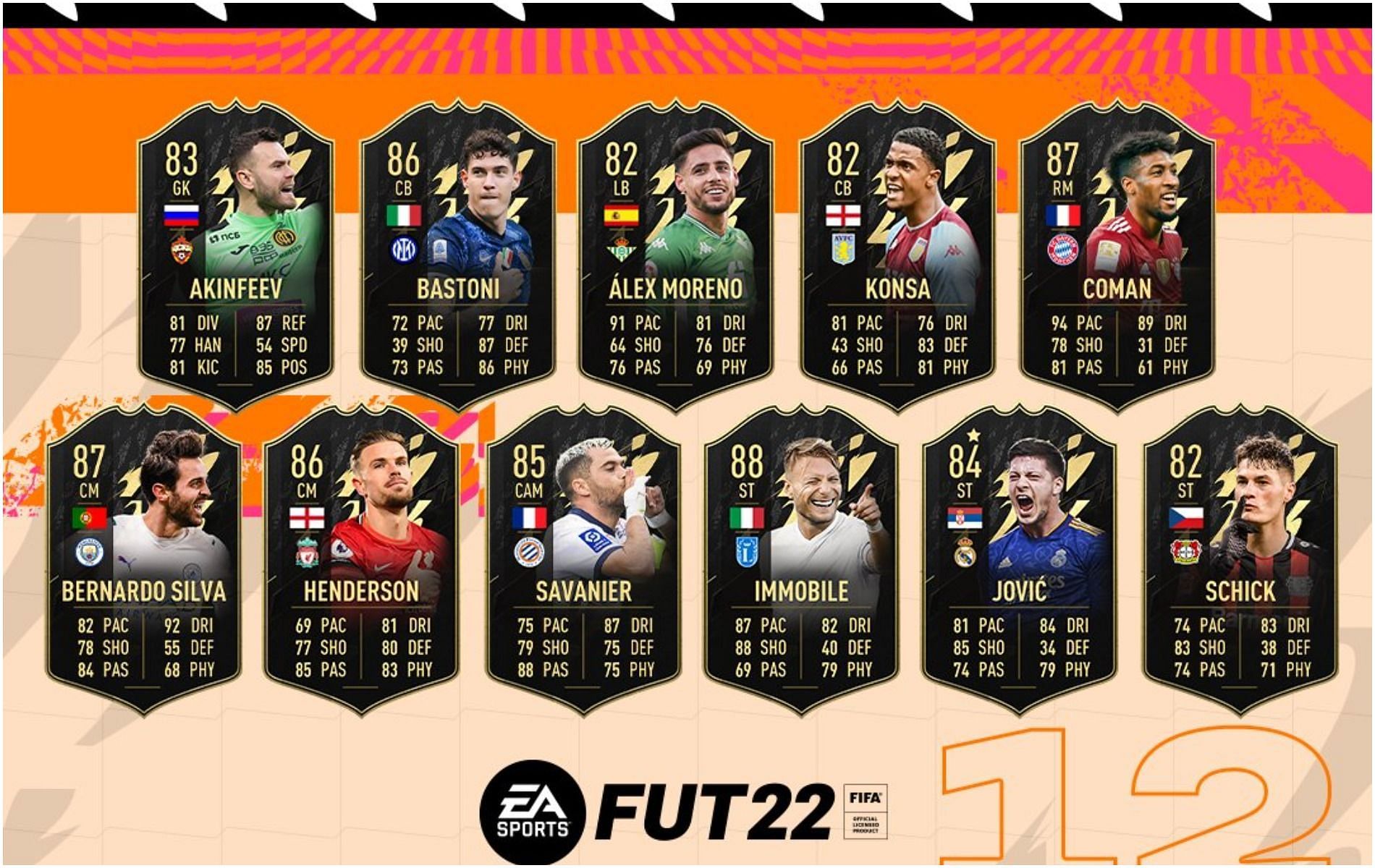 FIFA 22 TOTW 12 is live (Image via EA Sports)