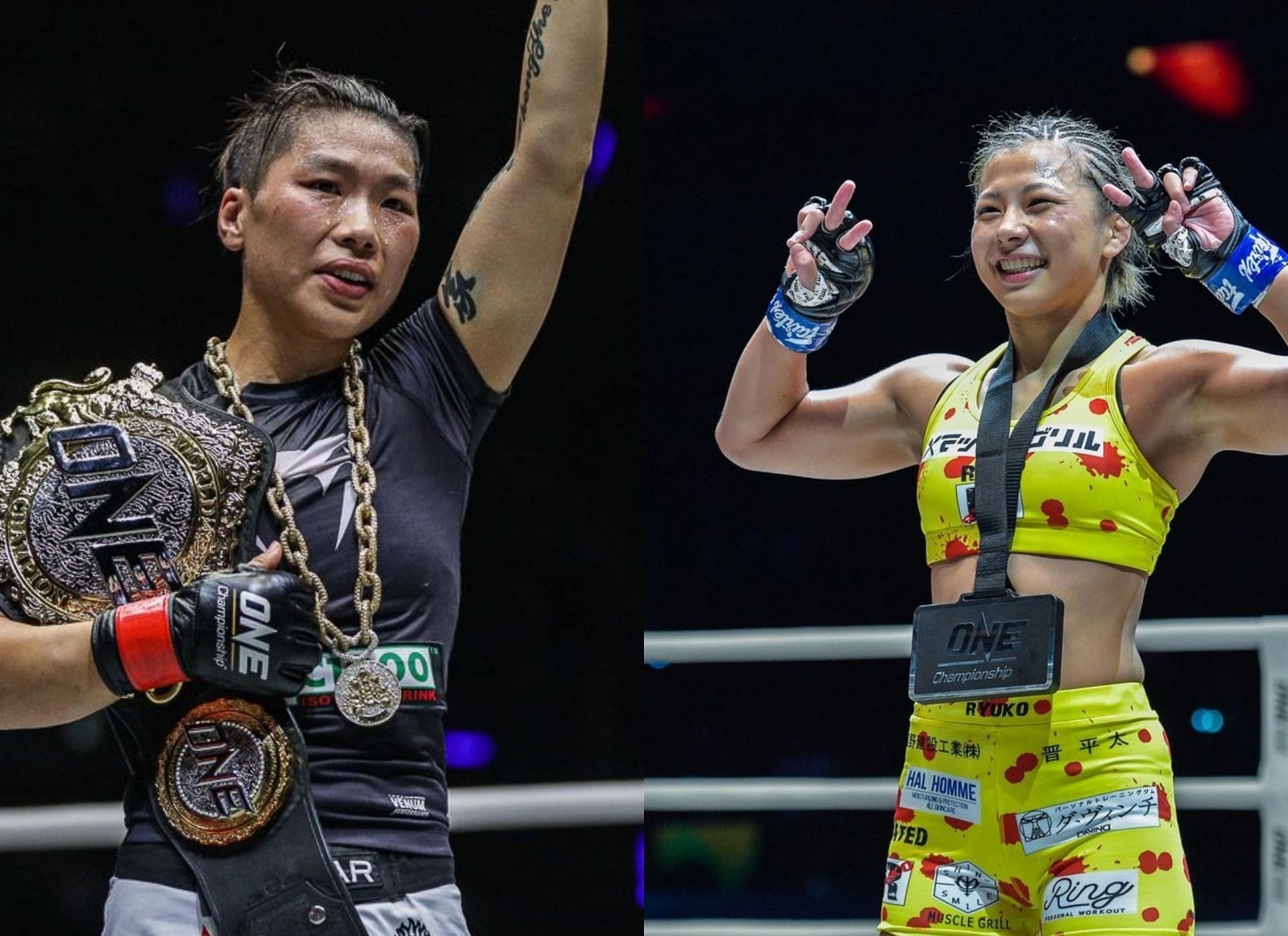 Xiong Jing Nan (left) set to defend her gold against Ayaka Miura (right) in 2022. [Photo: ONE Championship]