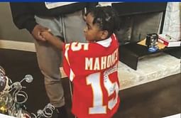 "Keep being the star you are" - Patrick Mahomes had a special gift for Trevon Diggs' son Aaiden