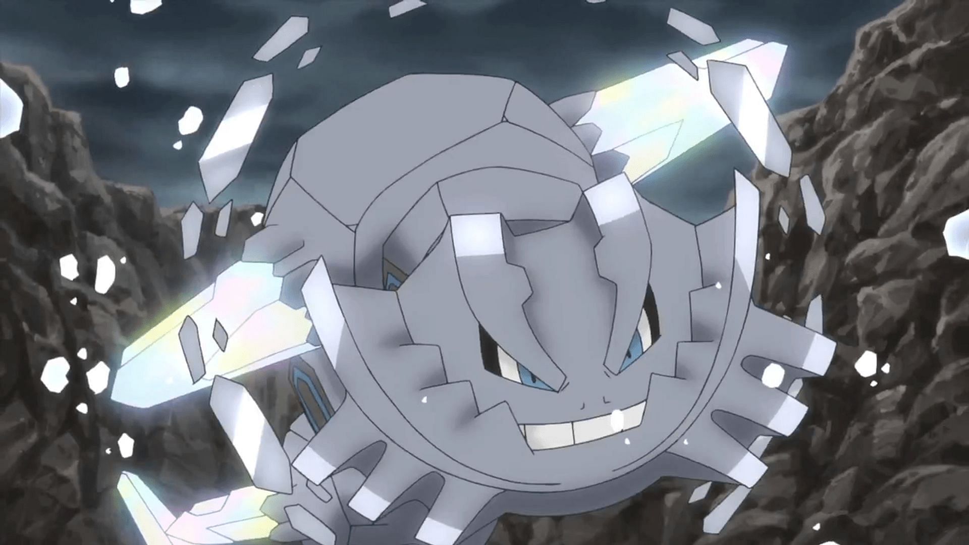 Mega Steelix made an appearance facing off against Mega Glalie in the animated trailer for Pokemon Omega Ruby and Alpha Sapphire (Image via The Pokemon Company)