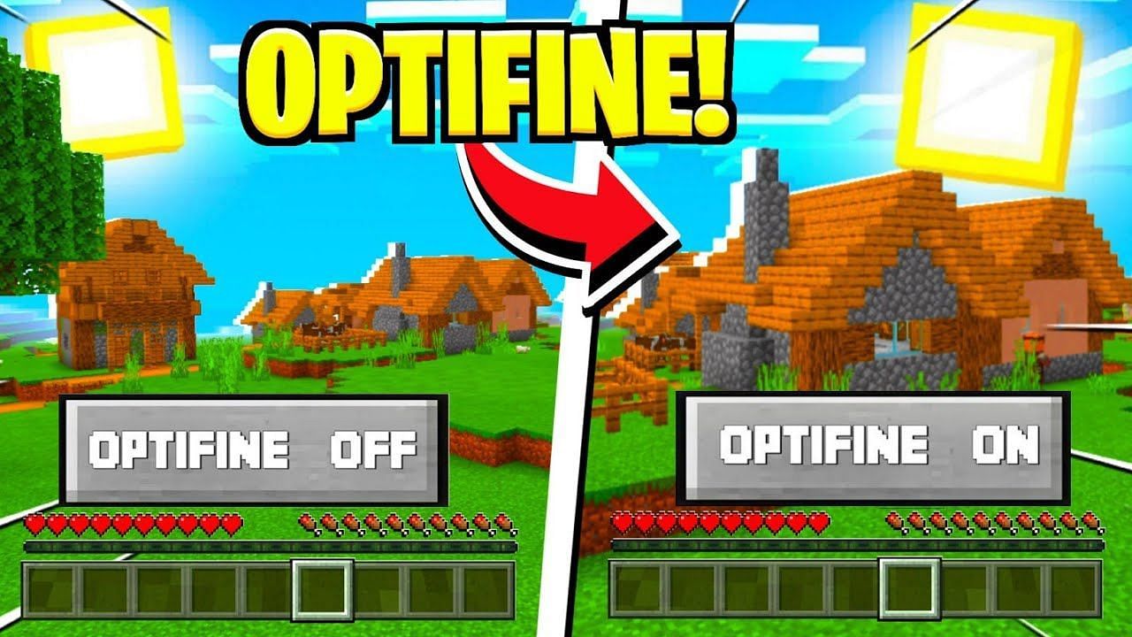 Optifine allows players to zoom in (Image via Diecies on YouTube)
