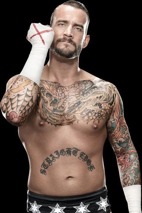 CM Punk Tattoo - Straight Edge