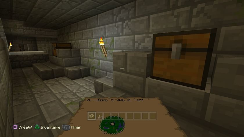 Hallways in strongholds present the best chance of finding the Otherside disc (Image via Mojang)