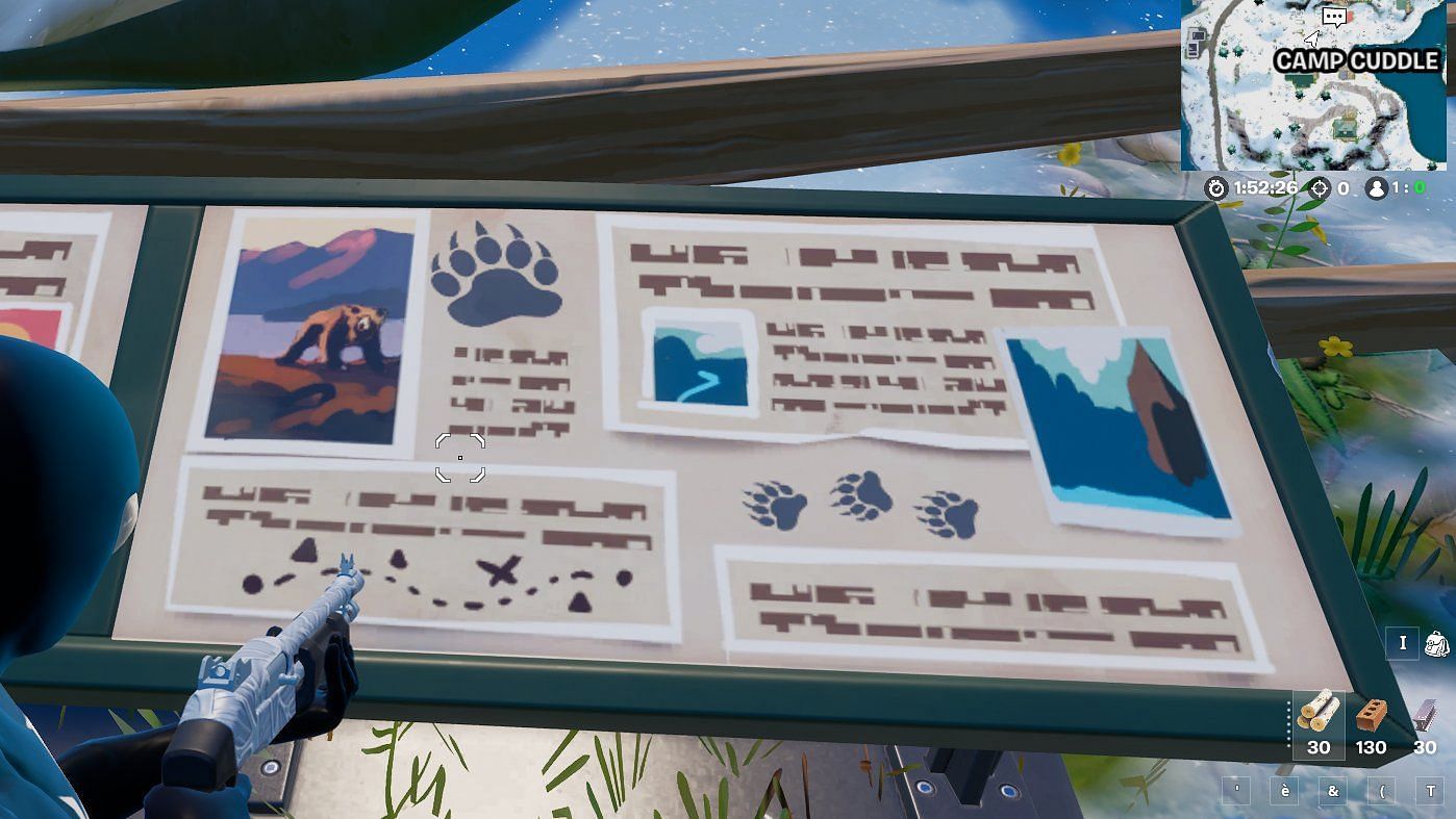 Is Fortnite teasing the addition of more wildlife with bears? (Image via Epic Games)