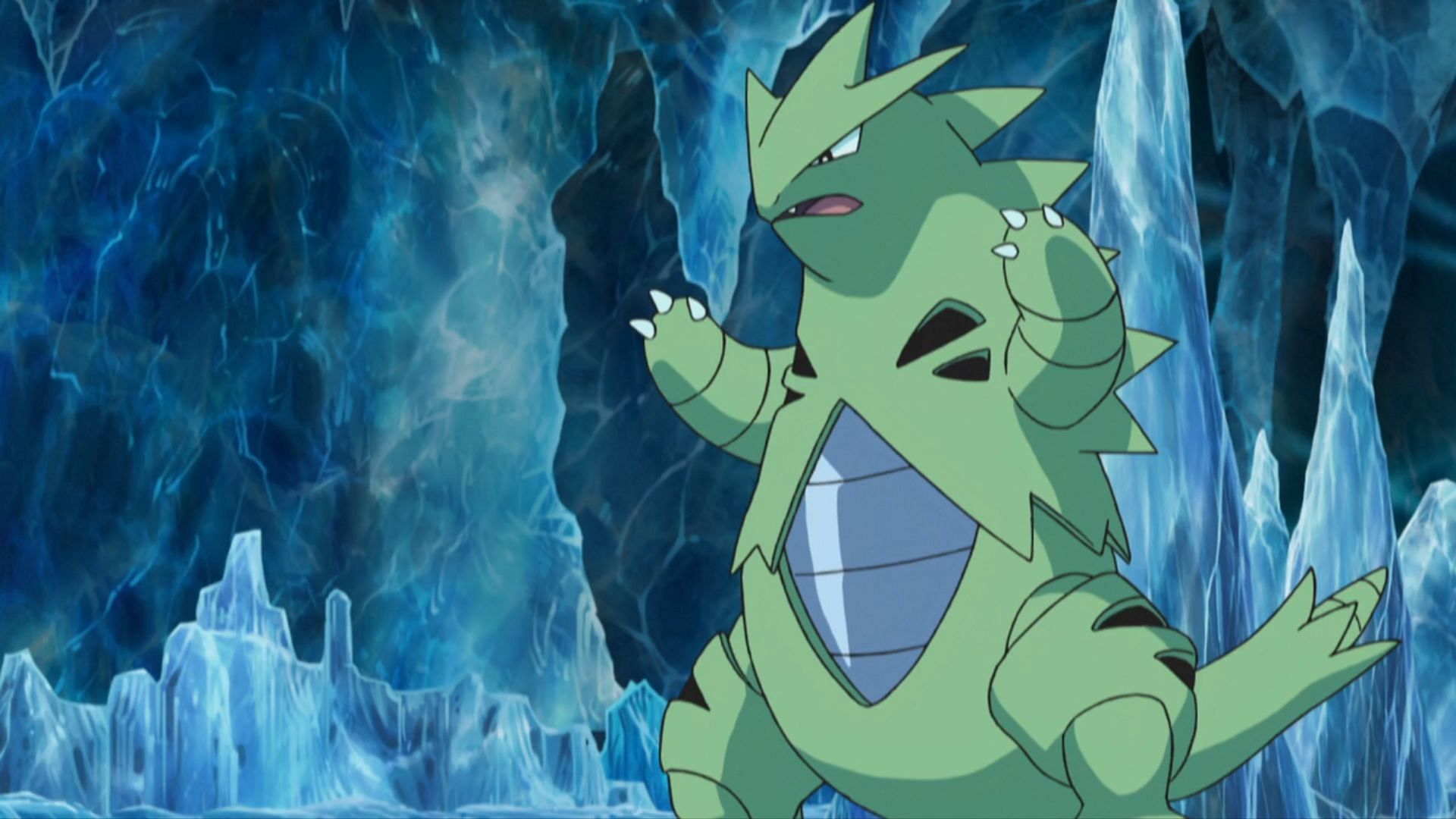 Both of Tyranitar&#039;s pre-evolutions were Ground-type (Image via The Pokemon Company)