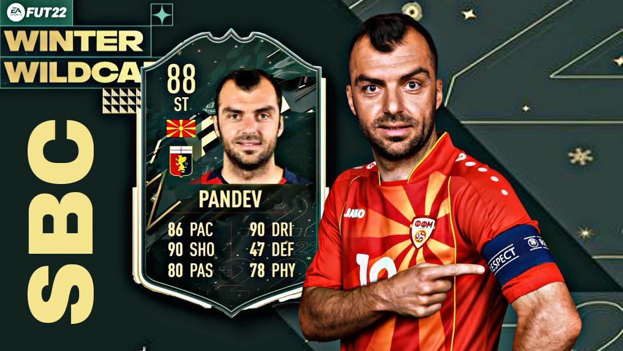 Goran Pandev Winter WIldcards SBC is live in FIFA 22 Ultimate Team (Image via YouTube/FIFA saved my life)