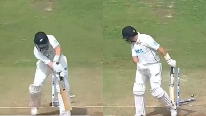 [Watch] Mohammed Siraj stuns Ross Taylor with a jaffa in second India vs New Zealand Test
