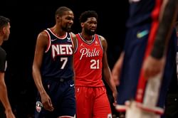 "If there's one player that I think is more talented than me, it's definitely him" - Joel Embiid on Kevin Durant after their on-court scuffle