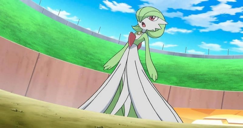 Gardevoir as it appears in the anime (Image via The Pokemon Company)