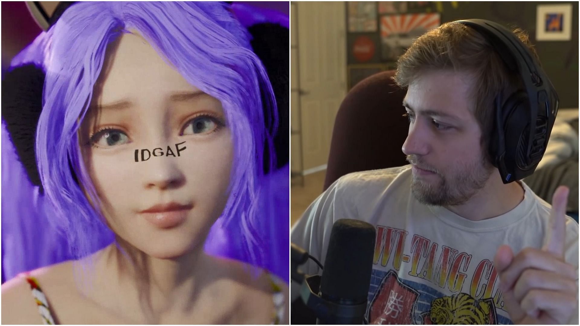 CodeMiko threw slight shade at Sodapoppin after he flexed his popularity during the Chat&rsquo;s Choice Awards (Image via Sportskeeda)