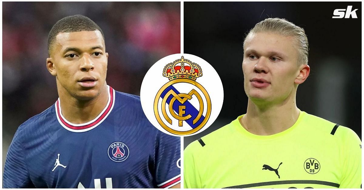 Kylian Mbappe and Erling Haaland have both been linked with a move to Real Madrid.