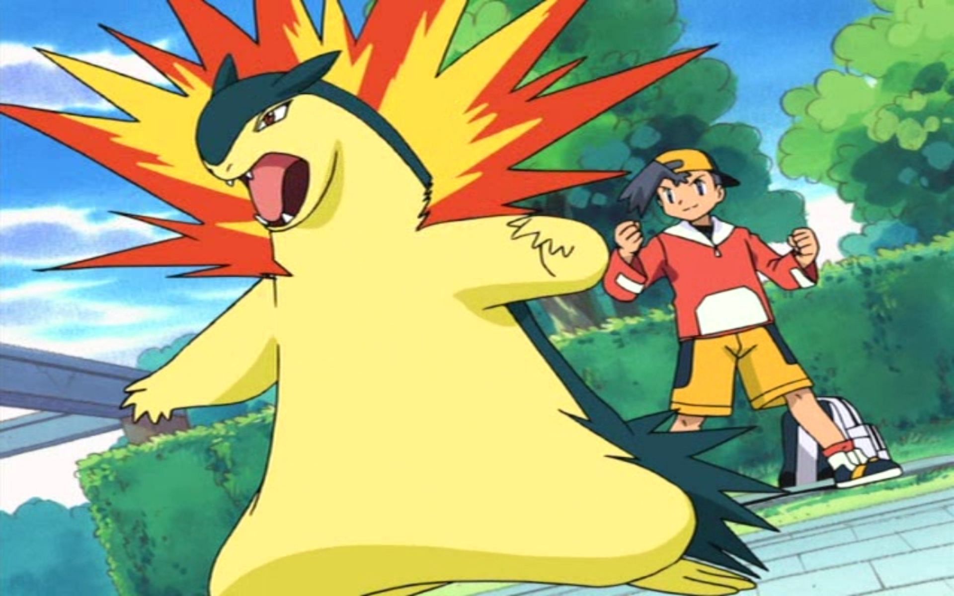 Typhlosion was the evolved form of a starter of the Johto region (Image via The Pokemon Company)