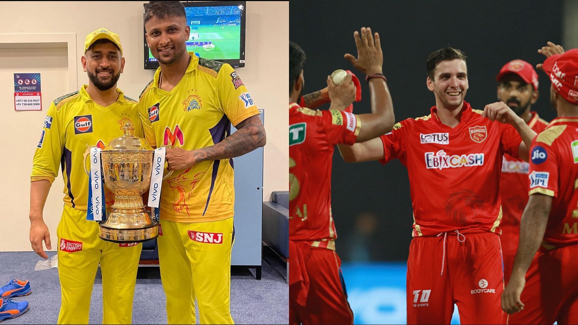 Krishnappa Gowtham and Jhye Richardson are unlikely to receive the salaries they did in IPL 2021 (Image Courtesy: Instagram/IPLT20.com)