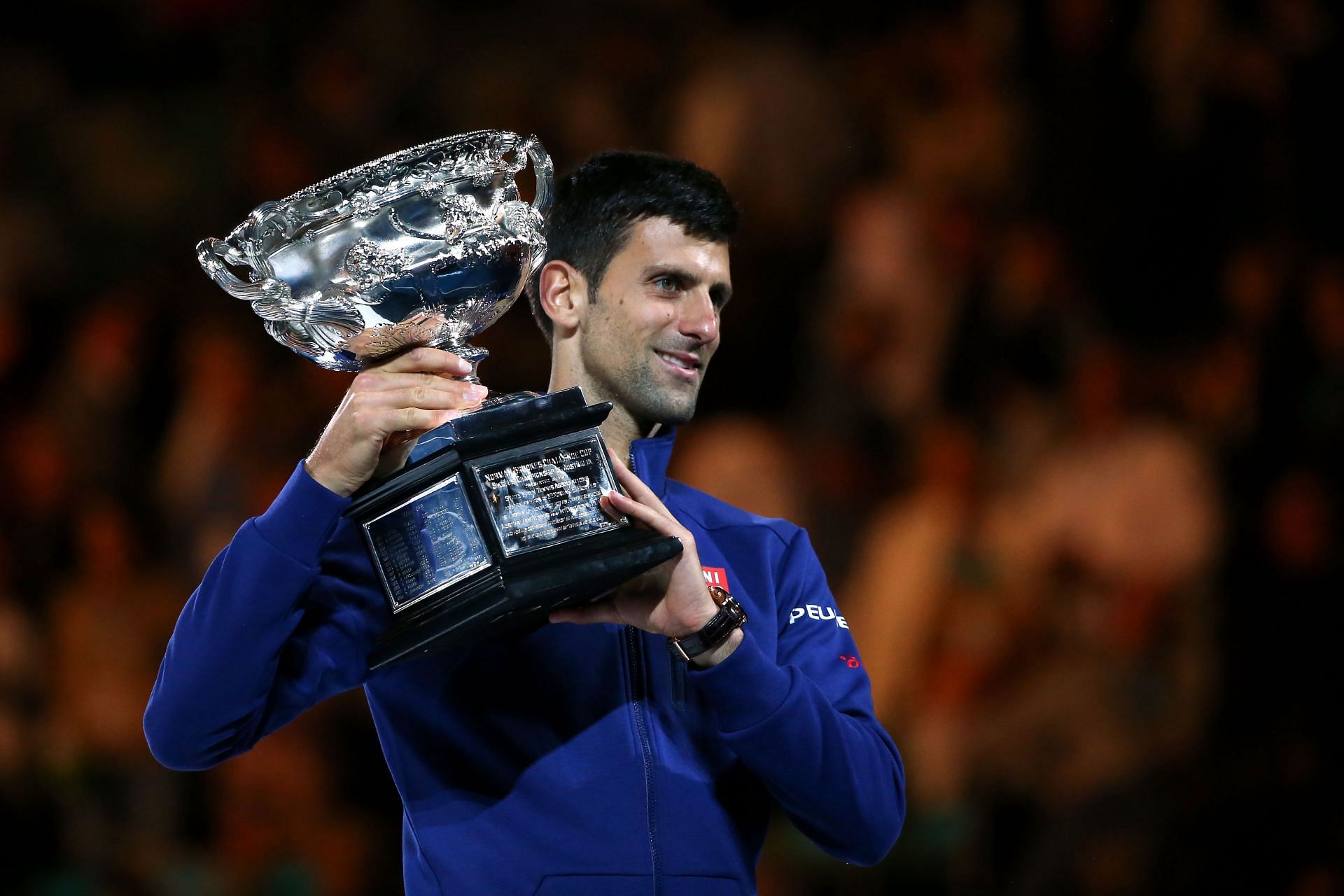 Novak Djokovic at the 2016 Australian Open.