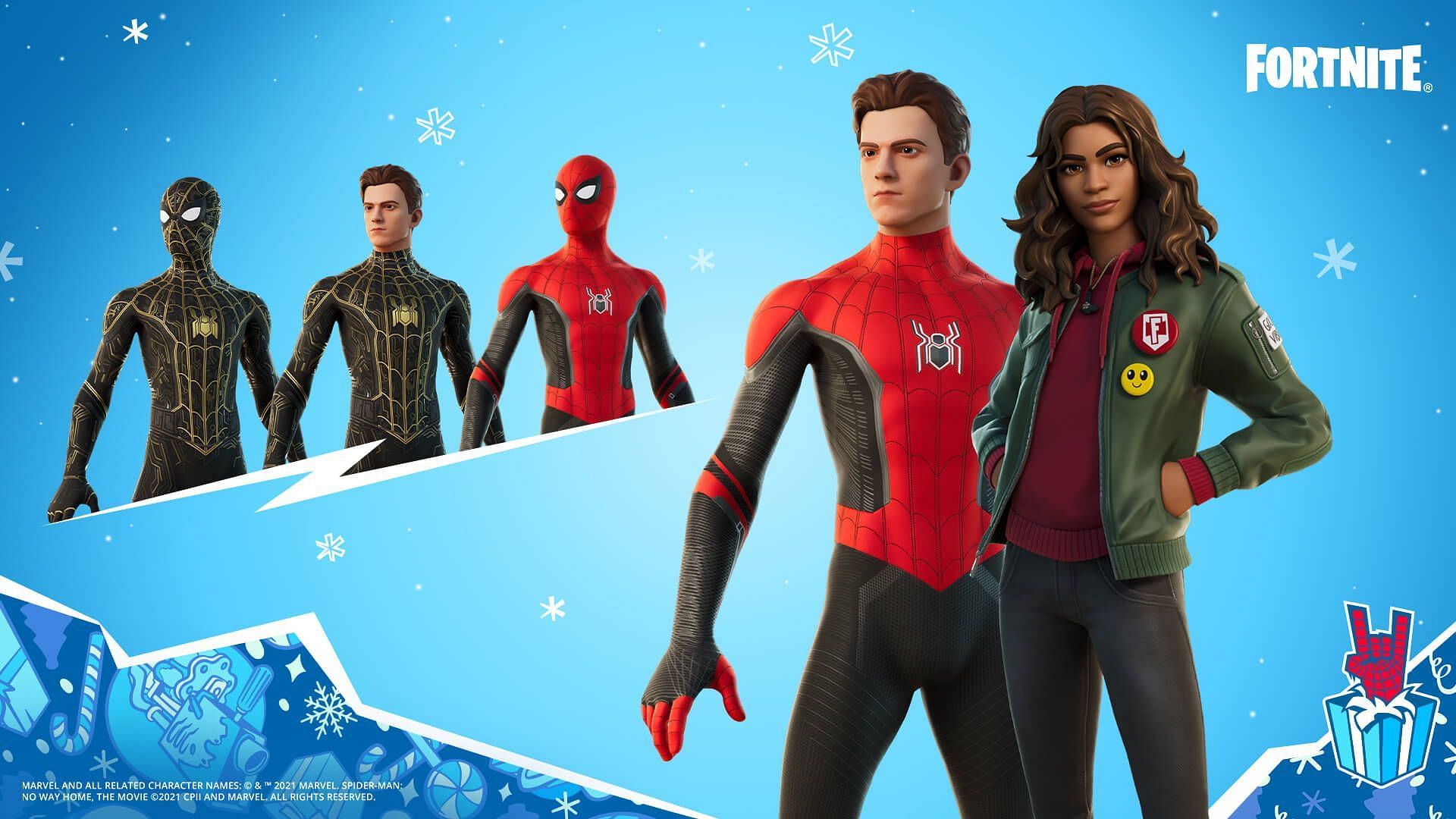 Spider-Man and MJ are heading to Fortnite today (Image via Epic Games)