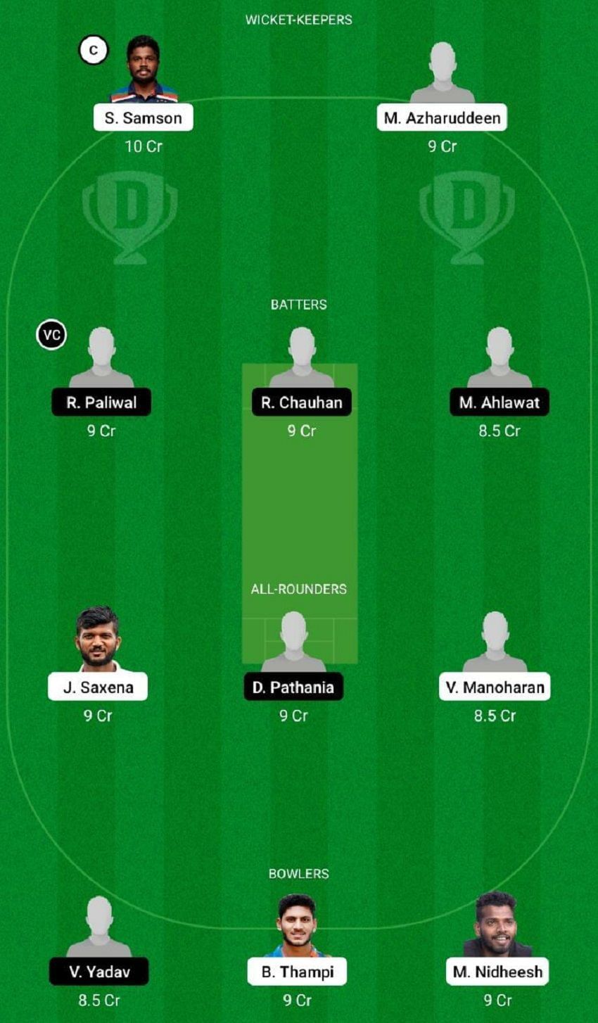 KER vs SER Dream11 Fantasy Tip #1 - Vijay Hazare Trophy