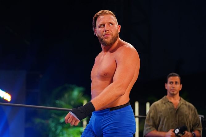 "Some old man with a walking stick" – AEW star Jake Hager blasts MMA legend for tweeting negatively about him