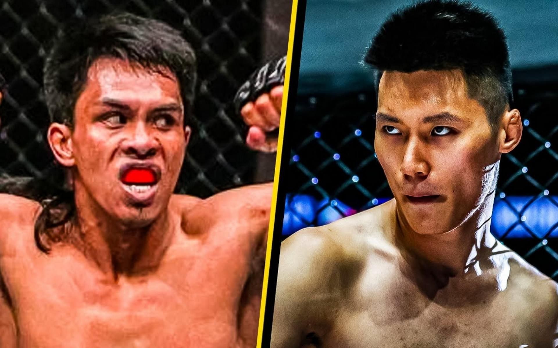 Former ONE Championship bantamweight world champion Kevin Belingon and opponent Kwon Won Il had some heated words for each other. [Images courtesy of ONE Championship]