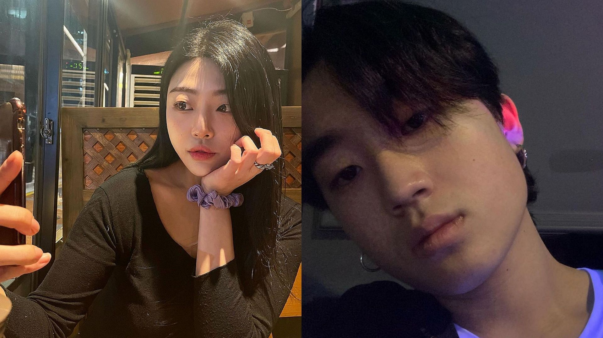 The duo&#039;s relationship rumor was fuelled by Lee Seungh Ah&#039;s Instagram stories. (Image via Instagram/@sophie_seungah and @dmofxxkinark)