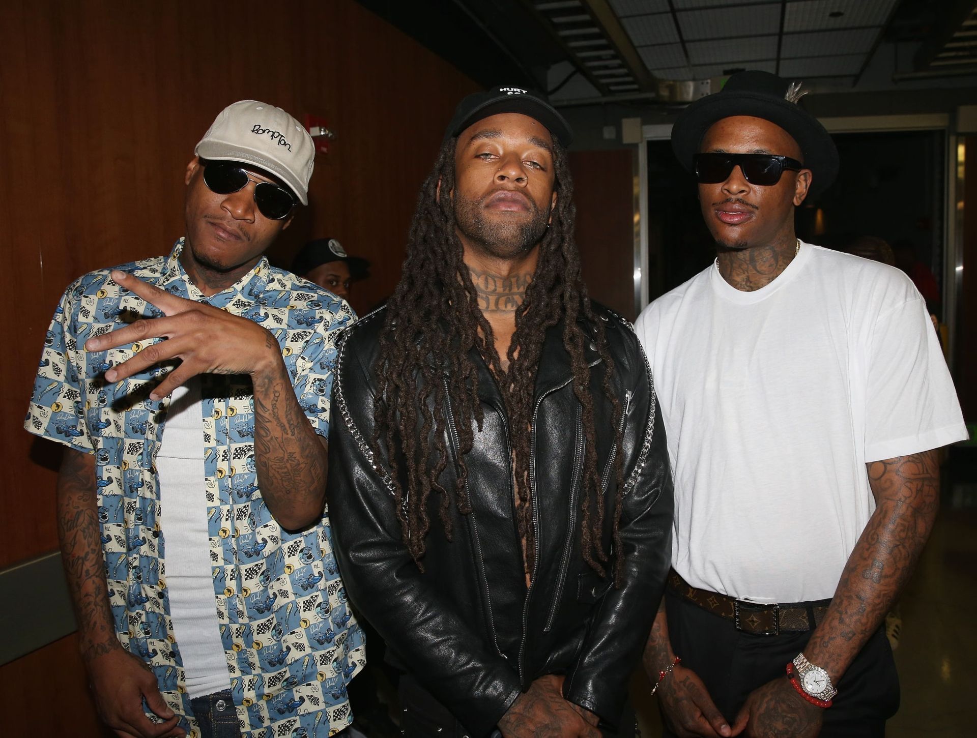 Slim 400, Ty Dolla Sign and YG attend the 2016 BET Experience - Staples Center Concert Presented by Sprite Performances (Image by Johnny Nunez via Getty Images)