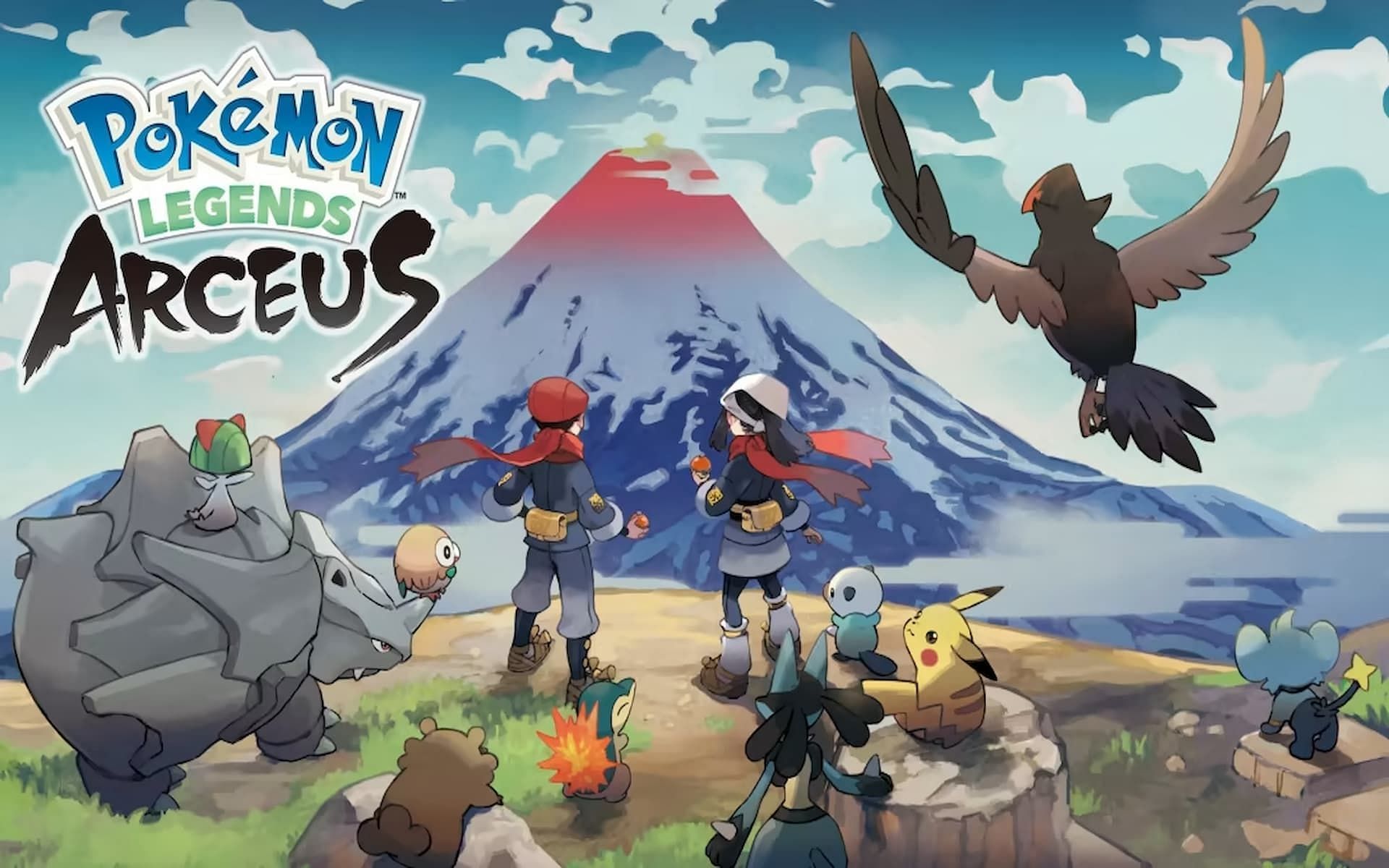 A promotional image for Pokemon Legends Arceus. (Image via Game Freak)
