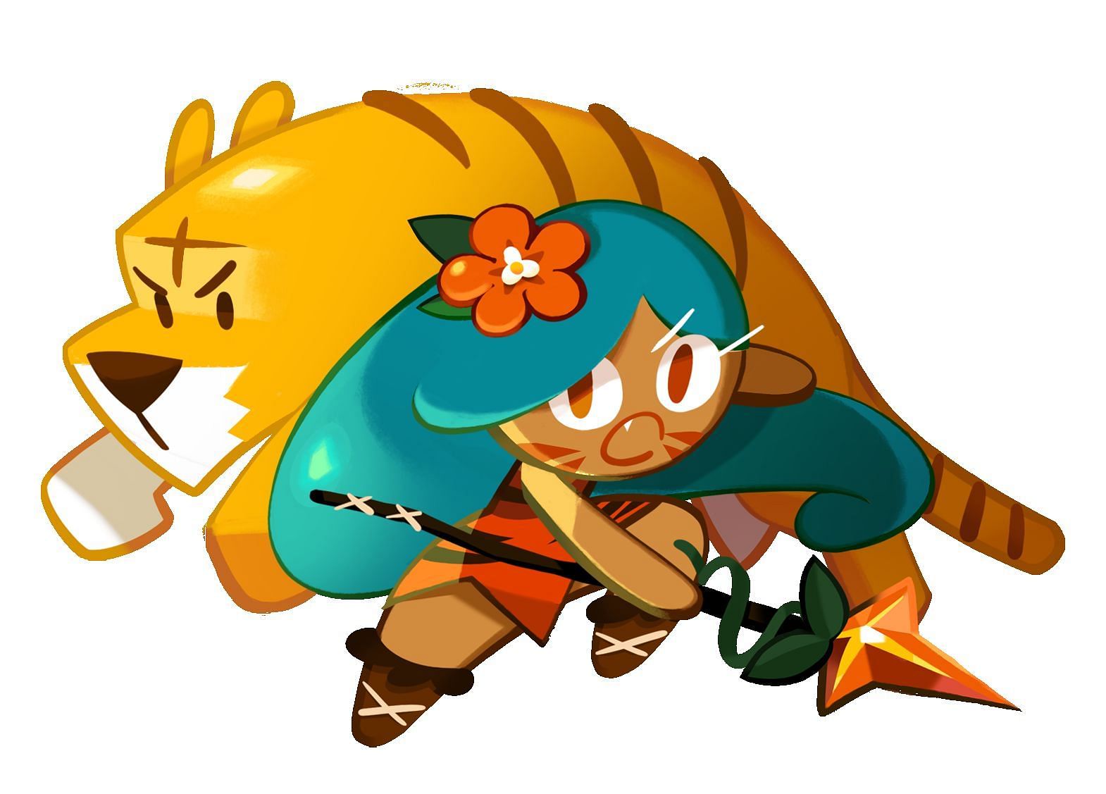 Tiger Lily Cookie in Cookie Run Kingdom. Image via Cookie Run Kingdom Wiki.