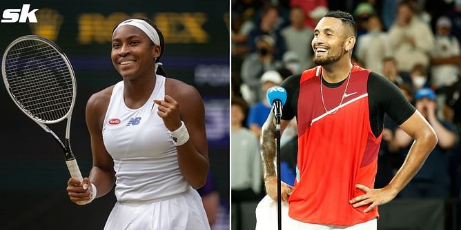 "Coco Gauff is the mixed doubles partner I would love to play with, but she will be dominating singles for a while" - Nick Kyrgios