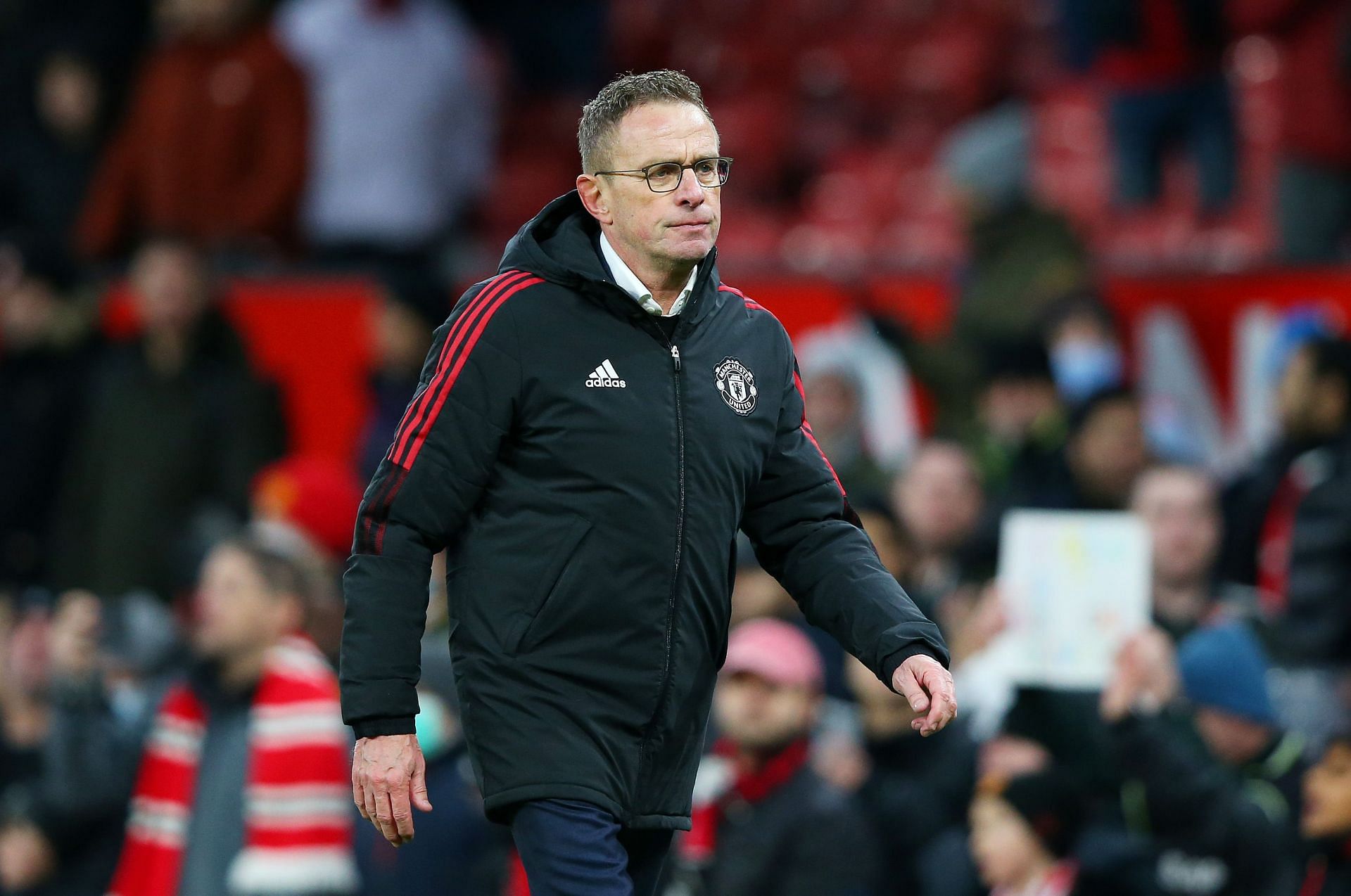 Manchester United manager Ralf Rangnick. (Photo by Alex Livesey/Getty Images)