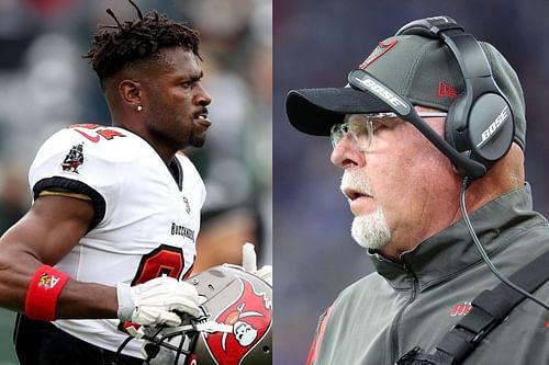 Antonio Brown and Bruce Arians