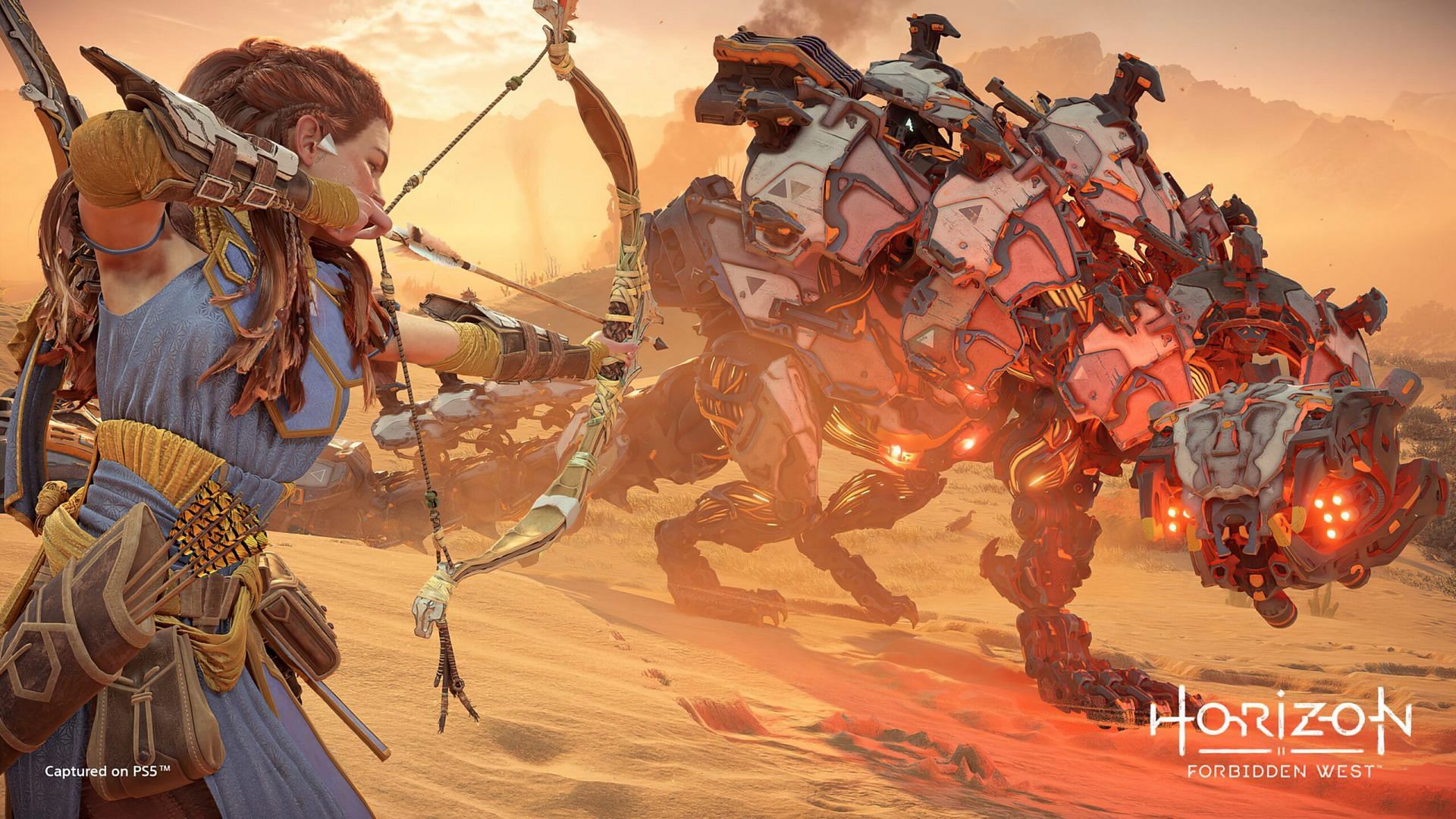 Horizon Forbidden West lets players face off against new and old machines (Image by PlayStation)