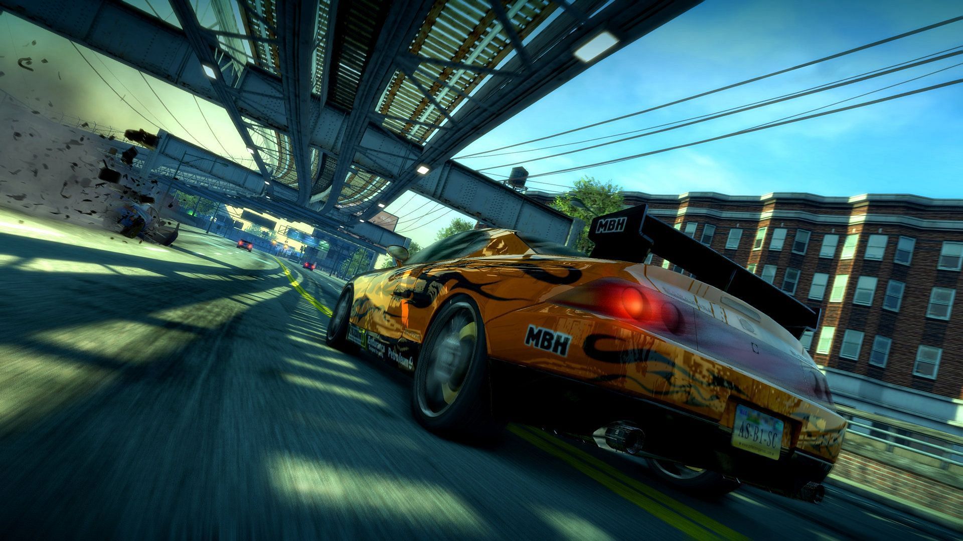 Blaze through the streets (Screenshot from Burnout Paradise Remastered)