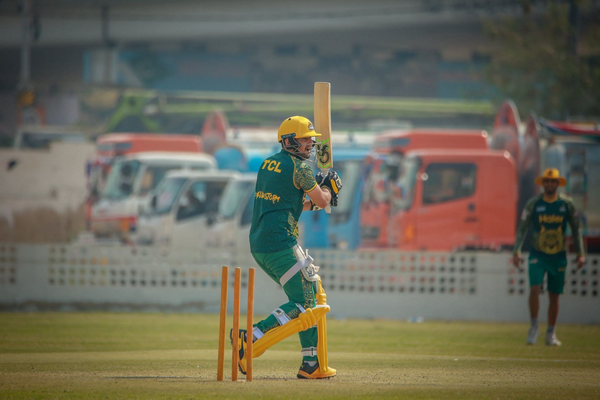 Haider Ali of Peshawar Zalmi. Courtesy: PSL Twitter