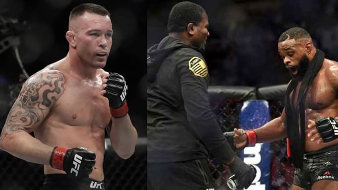 Colby Covington goes off on Din Thomas in middle of interview - "You're nothing more than Tyron Woodley's water boy"