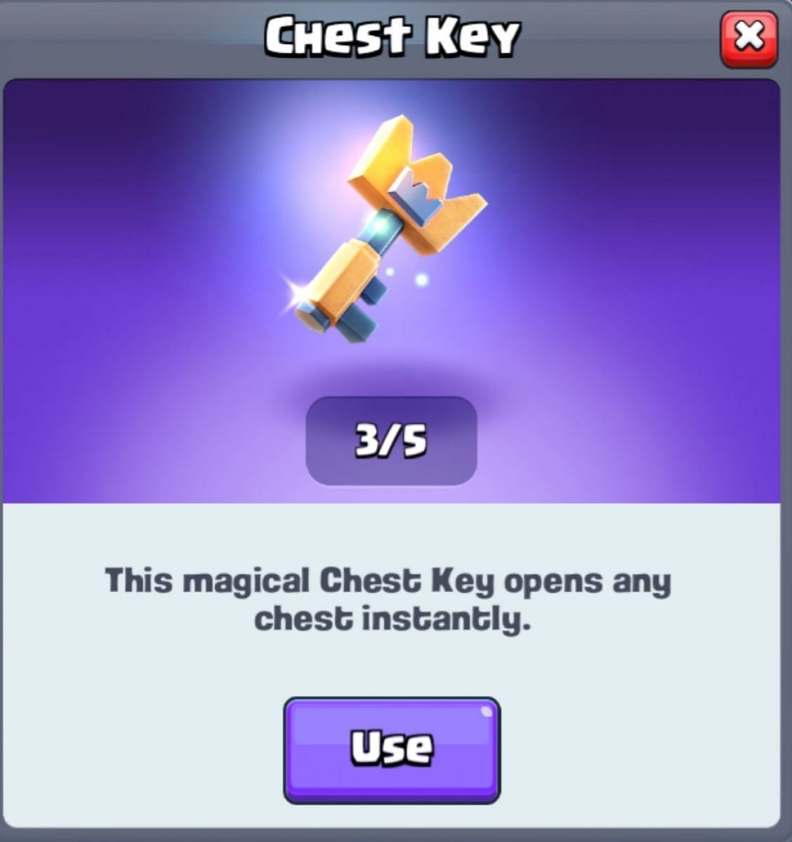 The Chest Key in Clash Royale (Image via Sportskeeda)