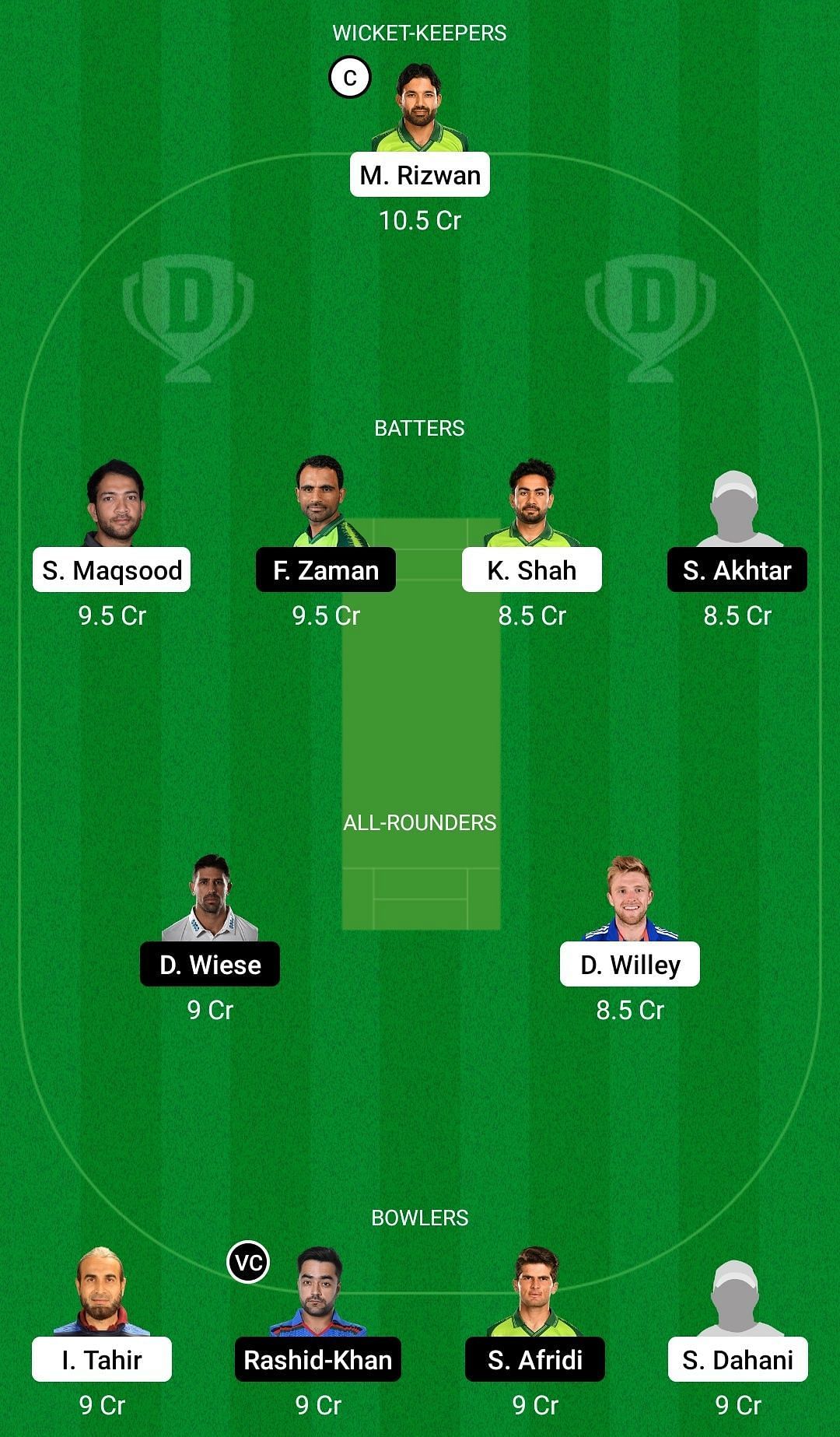 Dream11 Team for Multan Sultans vs Lahore Qalandars - Pakistan Super League 2022.