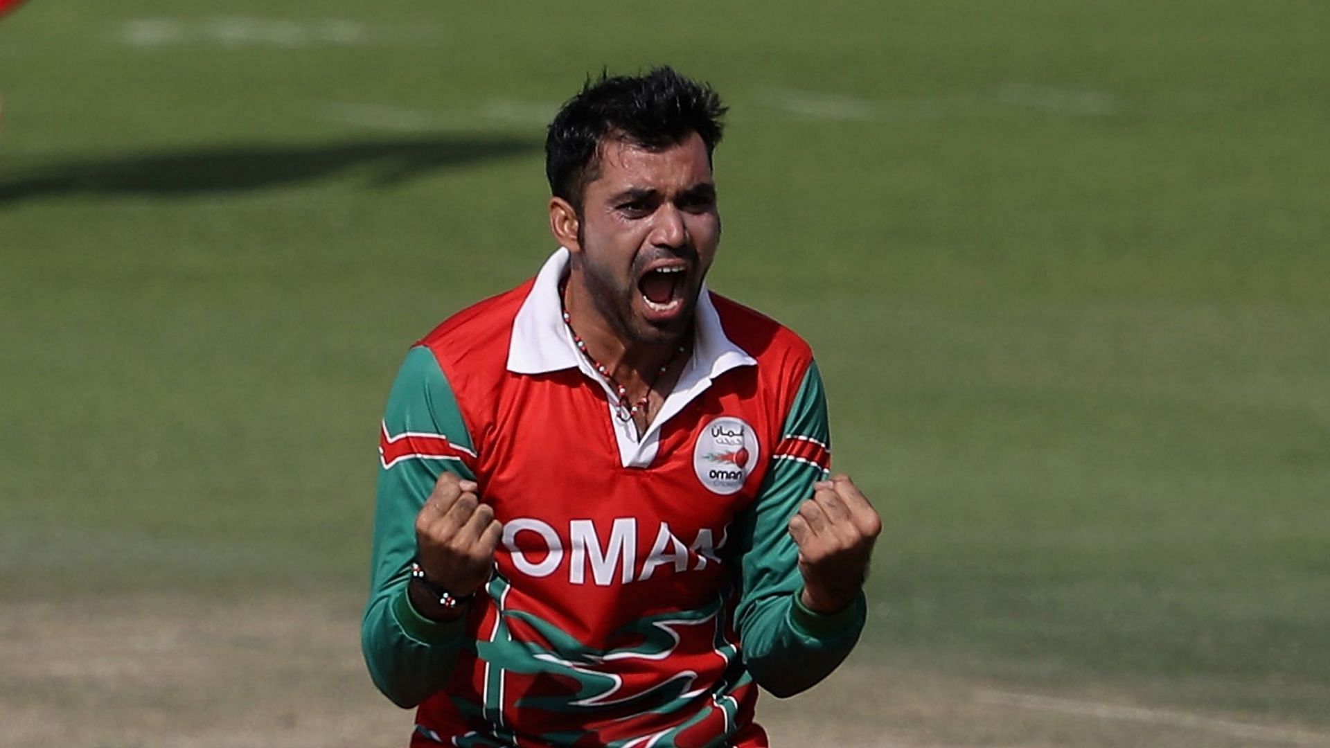Oman Cricketer Bilal Khan (Image Courtesy: Sky Sports)