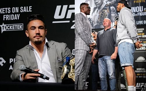 Robert Whittaker predicts the outcome of Francis Ngannou vs. Ciryl Gane [Photo via @ufc on Instagram]