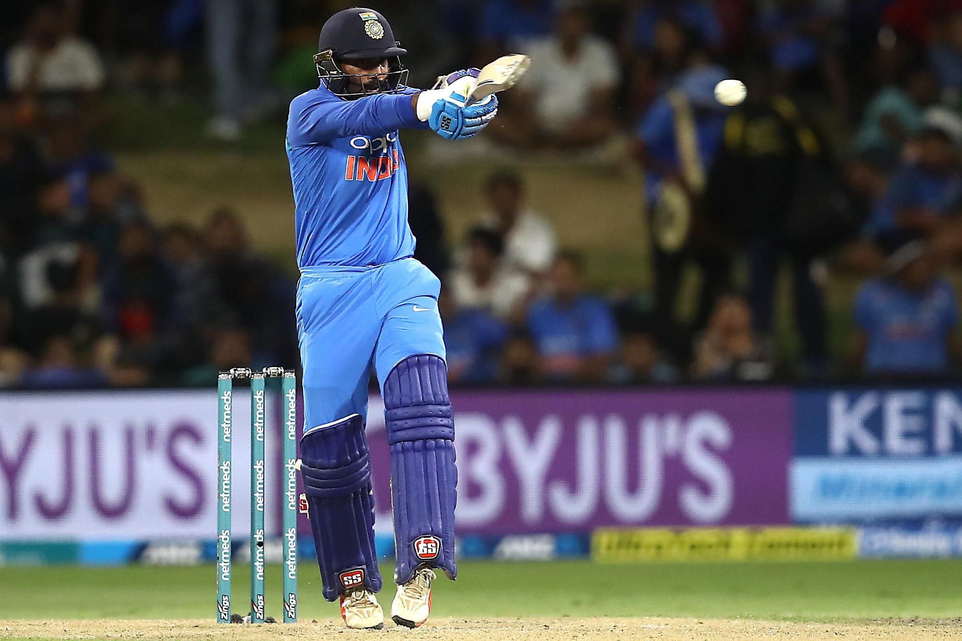 Dinesh Karthik during an ODI against New Zealand in 2019. Pic: Getty Images