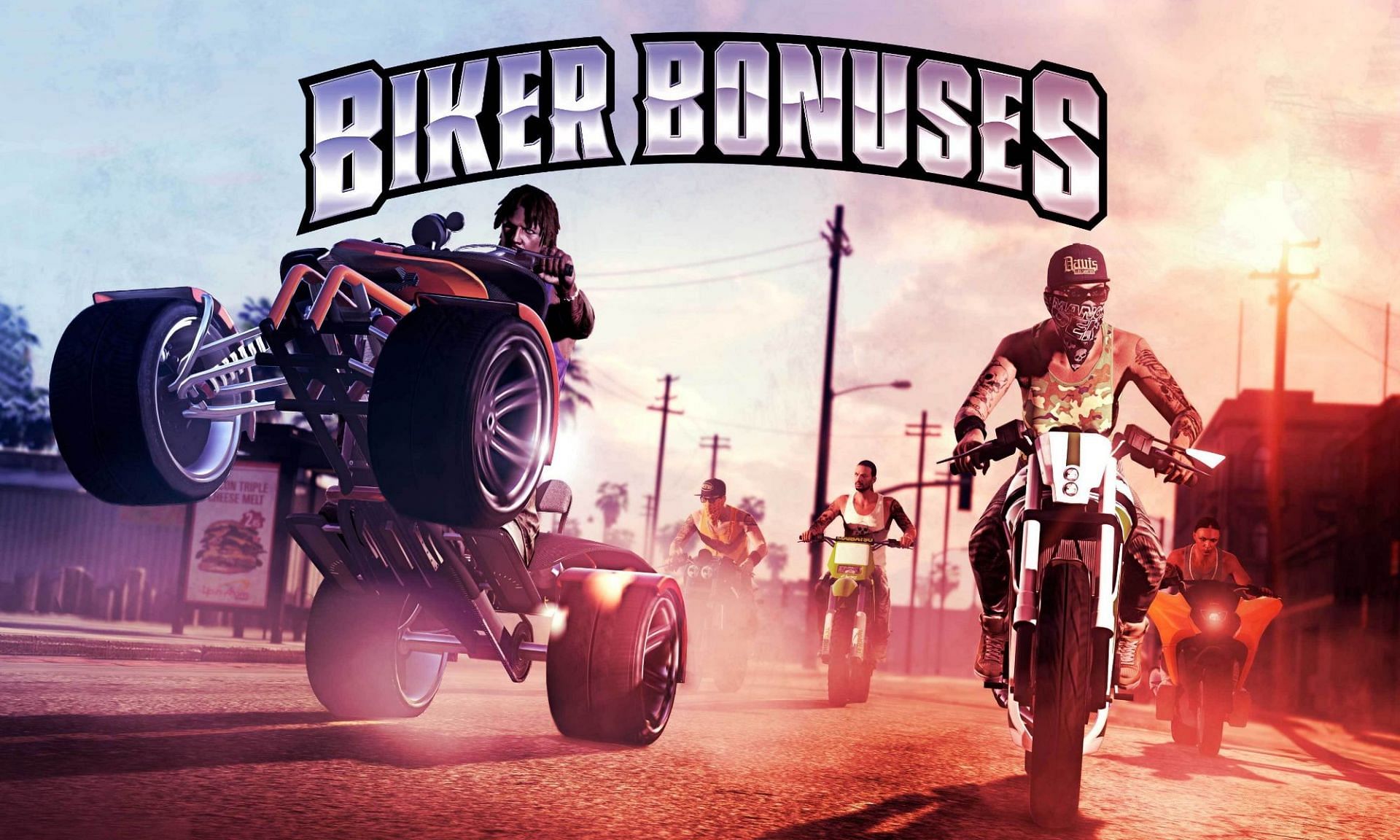 Now is a good time to bring out that bike (Image via Rockstar Games)