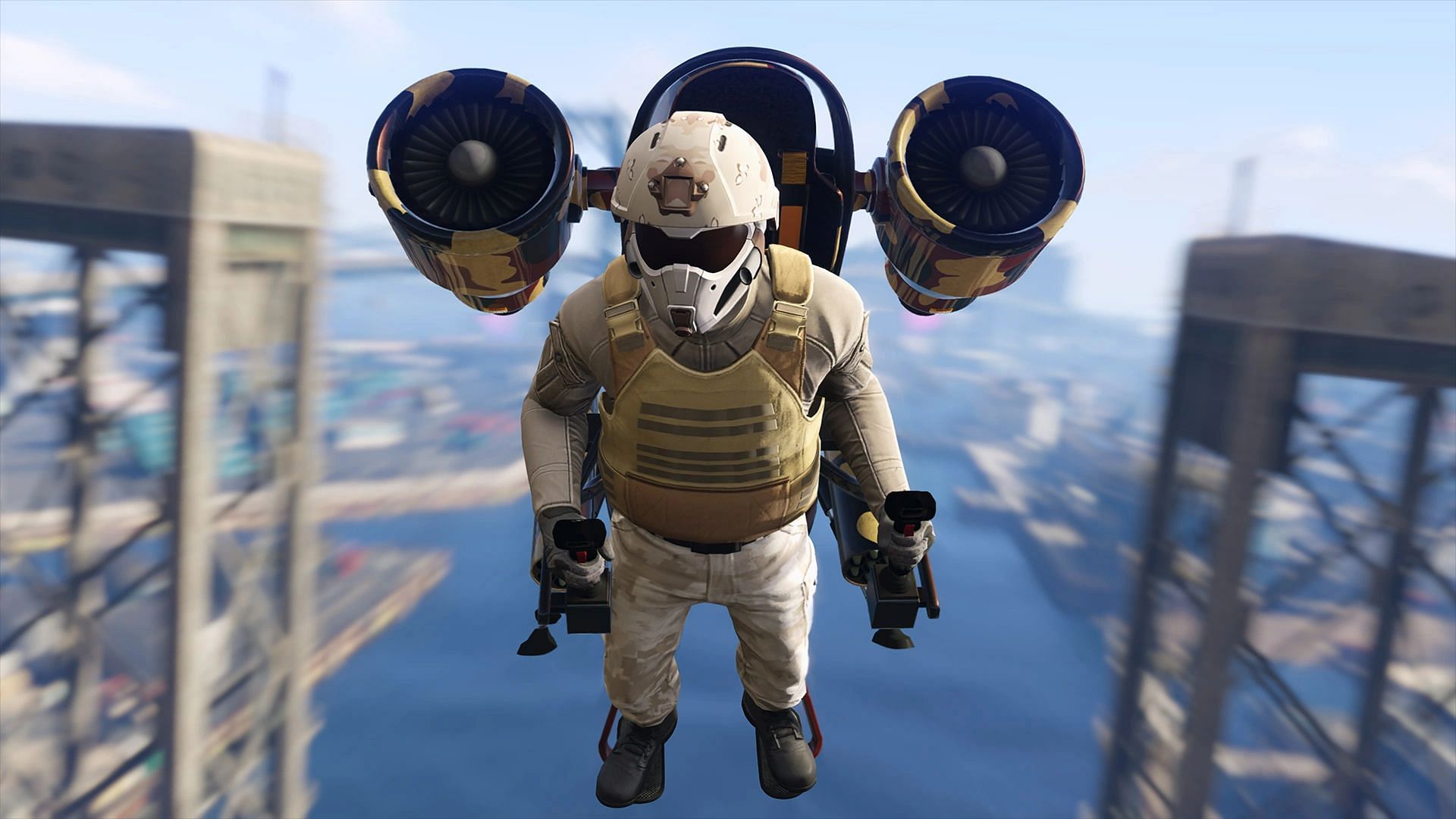 GTA Online is divisive amongst the community, partially because of its sci-fi vehicles and weaponry (Image via Rockstar Games)