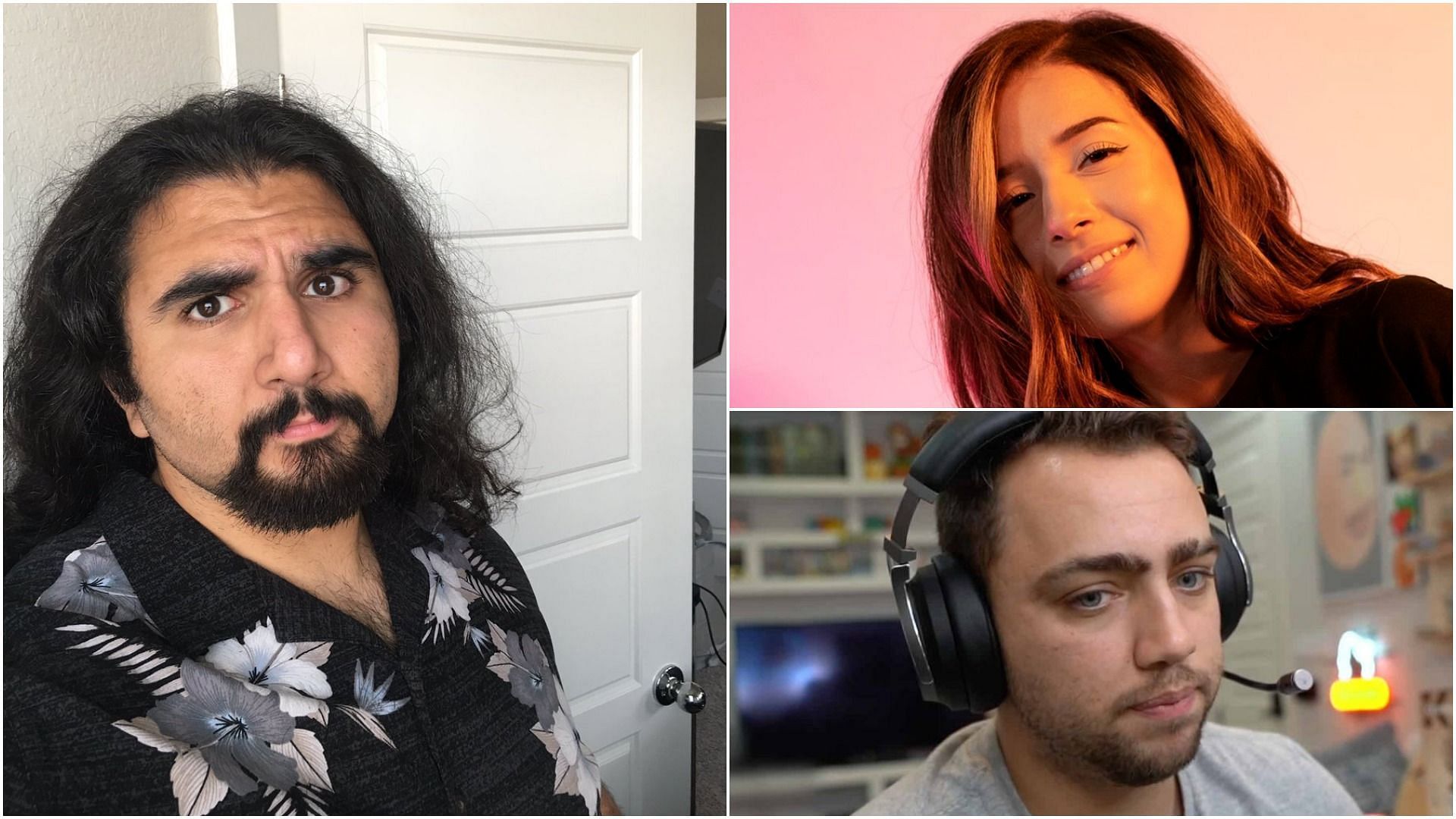 Esfand cracks up Pokimane and Mizkif on the latest Parasocial stream (Image via Sportskeeda)